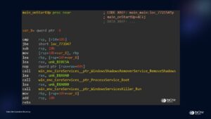Figure 4. Qilin invokes ShadowsRemover, ProcessKiller, and ServicesKiller