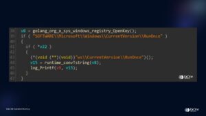 Figure 5. Executes registry modification to create a RunOnce entry