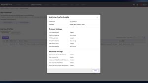 Figure 18. Creating Antivirus Profiles